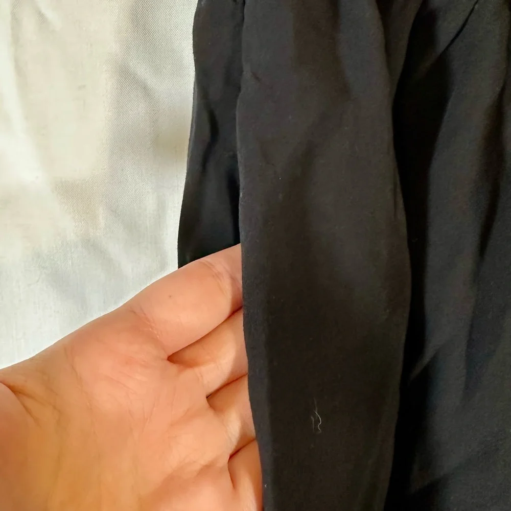 ModCloth black bow waist A-line swing midi skirt women’s small - Picture 3 of 10